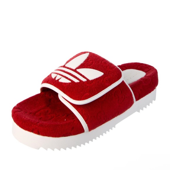 Gucci x Adidas Logo Slides - Picture 1 of 5